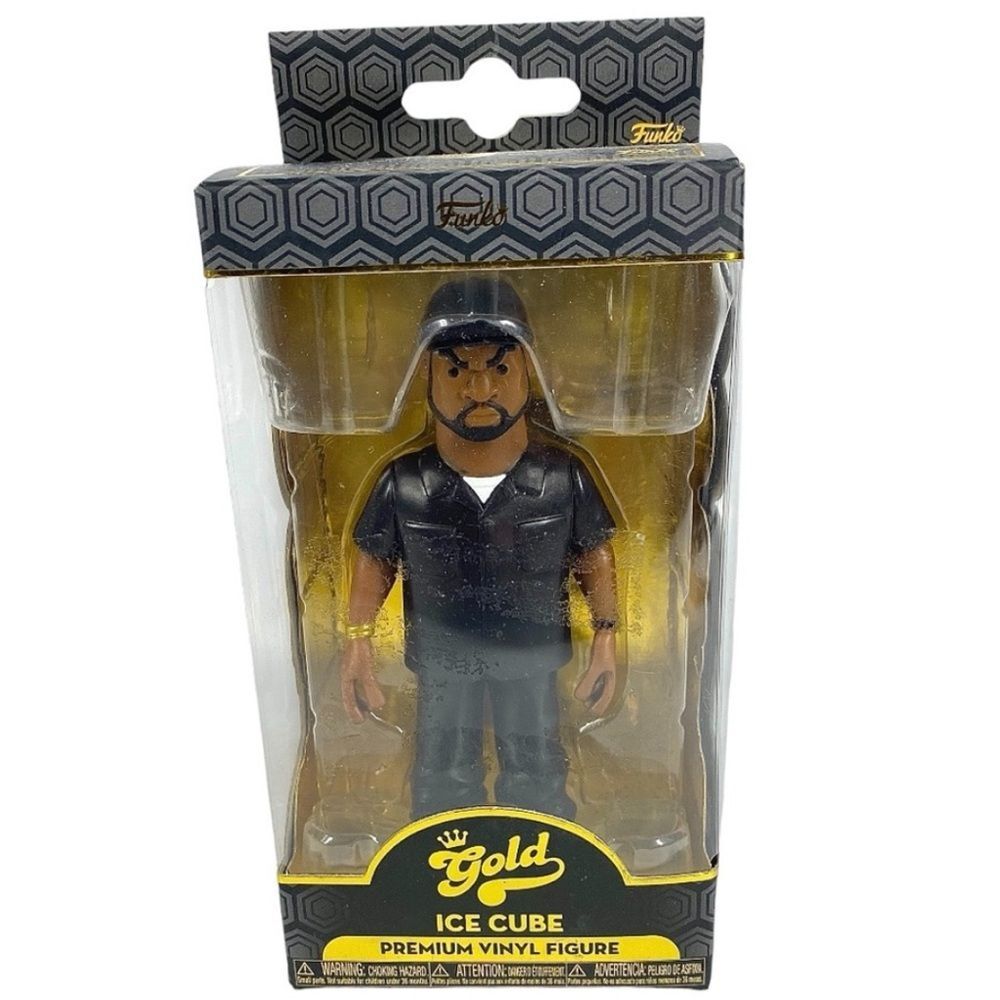Funko Gold Ice Cube 5” Vinyl Figure Music Series S1 Rap Hip Hop Collectible